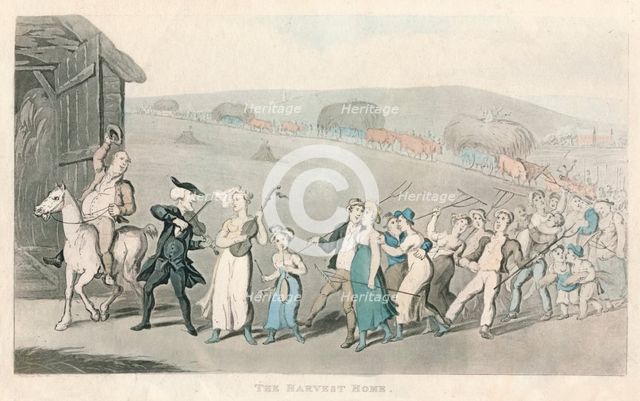 'The Harvest Home', 1820. Artist: Thomas Rowlandson.