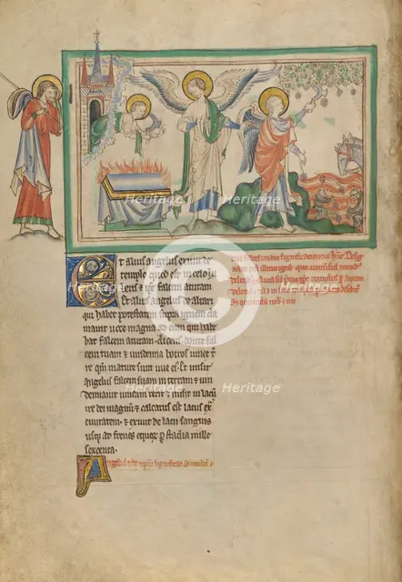 The Harvest of Grapes, about 1255-1260. Creator: Unknown.