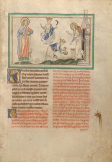 The Harvest of the Earth; Dyson Perrins Apocalypse, about 1255-1260. Creator: Unknown