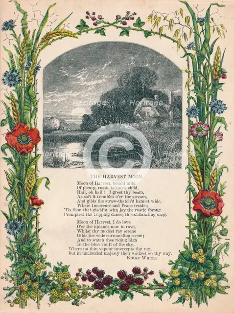 'The Harvest Moon' by Kirke White, c1900. Artist: Unknown.