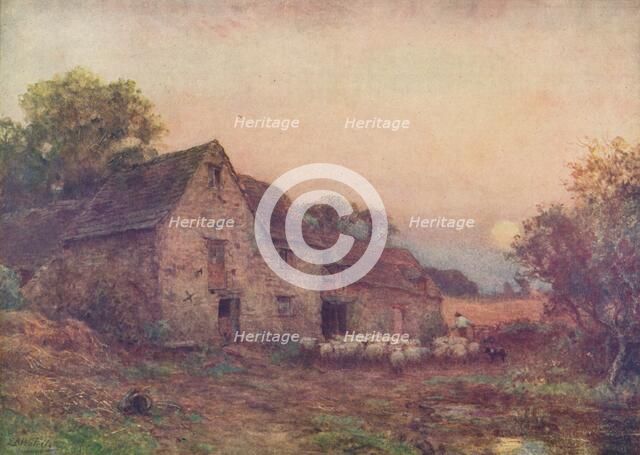 'The Harvest Moon', c1897, (1914). Artist: Sir Ernest Albert Waterlow.