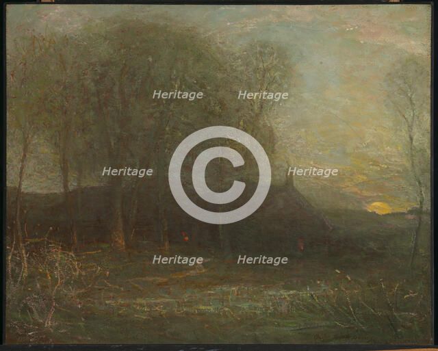 The Harvest Moon, ca. 1908. Creator: Charles Melville Dewey.