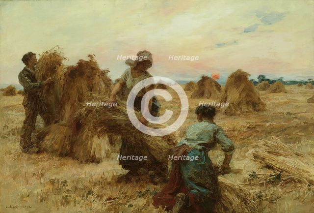 The Harvesters, 1888/89. Creator: Leon-Augustin Lhermitte.