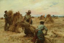The Harvesters, 1888/89. Creator: Leon-Augustin Lhermitte