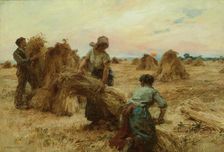 The Harvesters, 1888/89. Creator: Leon-Augustin Lhermitte