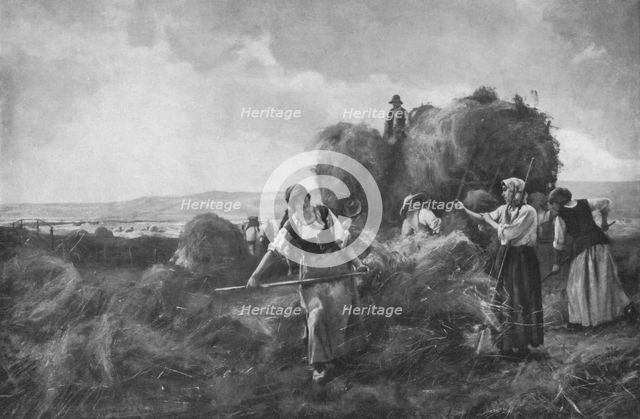 'The Harvesters', c1885, (1912). Artist: Julien Dupre.