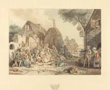 The Harvesters Lunch, 1774. Creator: Jean Francois Janinet