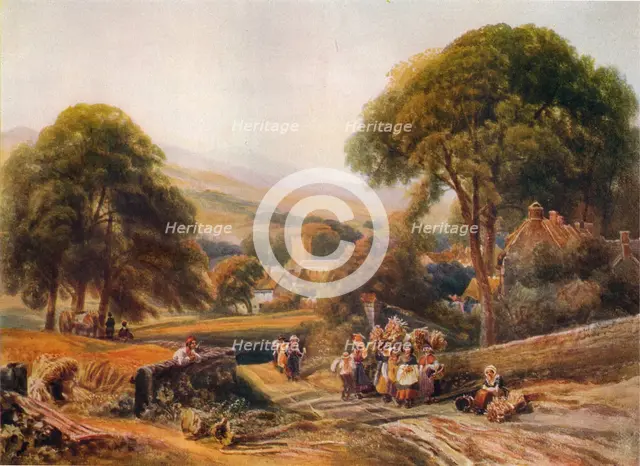 The Harvesters' Return, c1804-1849, (1936). Creator: Peter de Wint.