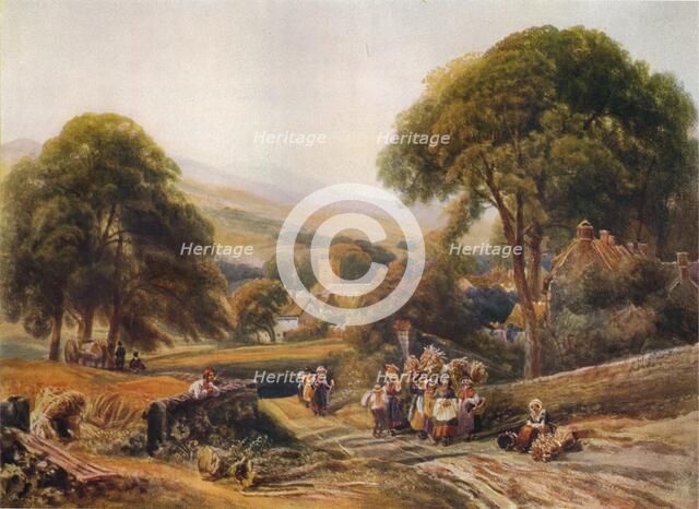 The Harvesters' Return, c1804-1849, (1936). Creator: Peter de Wint.
