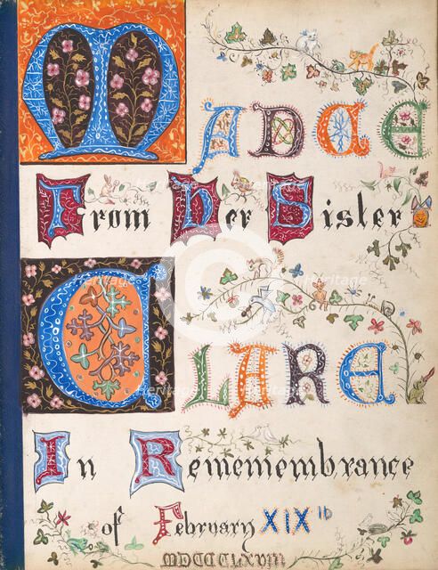 The Harvey Album, 1868. Creator: Emily Clare Harvey.