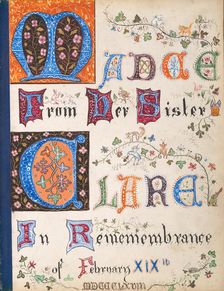 The Harvey Album, 1868. Creator: Emily Clare Harvey