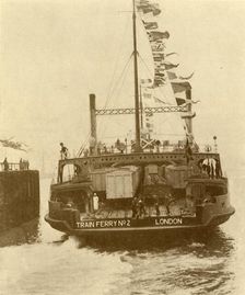 The Harwich-Zeebrugge Train Ferry c1930. Creator: Unknown