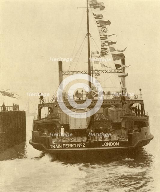 'The Harwich-Zeebrugge Train Ferry', c1930. Creator: Unknown.