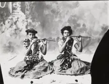 The Hawaiian Ukeke Players, Last quarter of 19th cen.. Creator: Anonymous