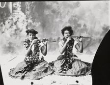 The Hawaiian Ukeke Players, Last quarter of 19th cen.. Creator: Anonymous