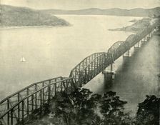 The Hawkesbury Bridge, New South Wales 1901. Creator: Unknown