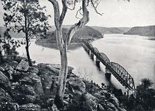 The Hawkesbury River and Bridge, c1900. Creator: Unknown
