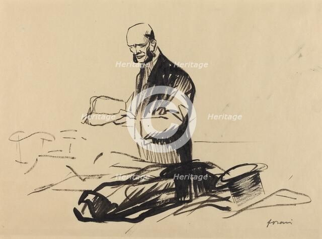 The Hat of Marshall Foch, c. 1914/1919. Creator: Jean Louis Forain.