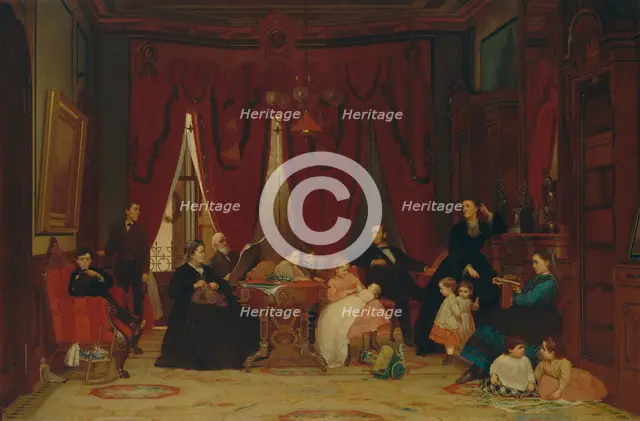 The Hatch Family, 1870-71. Creator: Eastman Johnson.