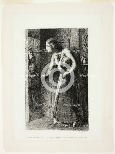 The Haunted House, 1858. Creator: Simeon Solomon.