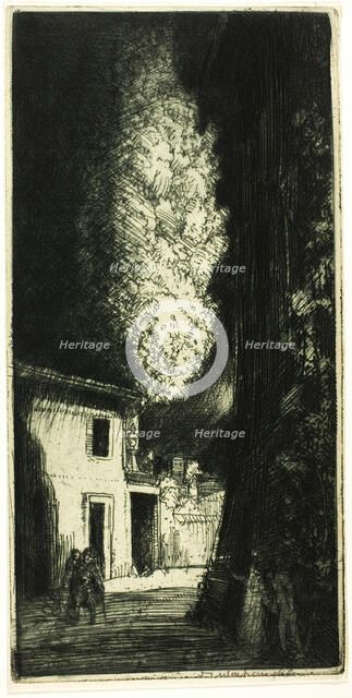 The Haunted House, 1909. Creator: Donald Shaw MacLaughlan.