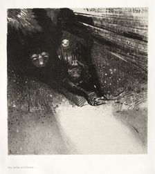 The Haunted House: Larvae So Bloodless and So Hideous, 1896. Creator: Auguste Clot (French, 1858-1936); Odilon Redon (French, 1840-1916)