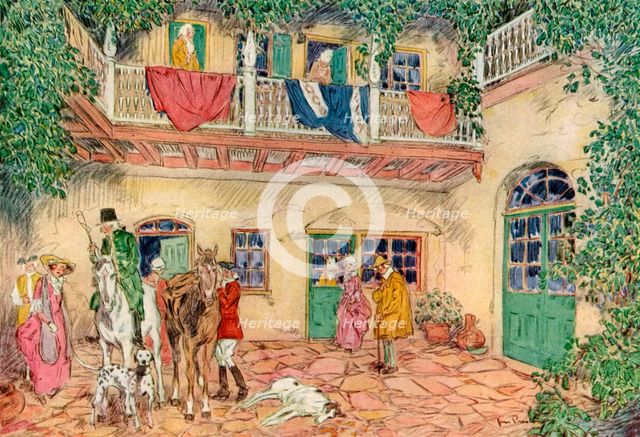 'The Haunted House', New Orleans, Louisiana, USA, c18th century (1921).Artist: James Preston