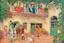 The Haunted House New Orleans, Louisiana, USA, c18th century (1921).Artist: James Preston