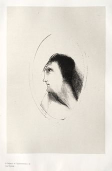 The Haunted House: The Width and Flatness of [the] Frontal [Bone], 1896. Creator: Odilon Redon (French, 1840-1916); Auguste Clot (French, 1858-1936)