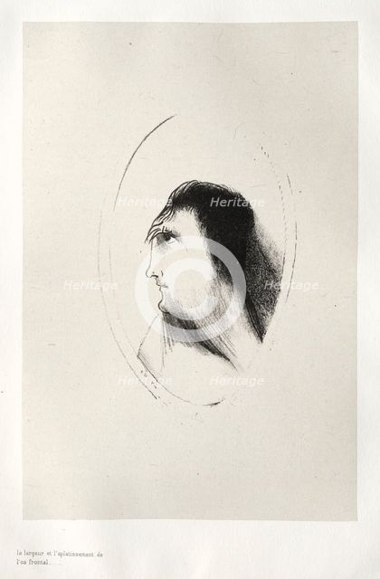 The Haunted House: The Width and Flatness of [the] Frontal [Bone], 1896. Creator: Odilon Redon (French, 1840-1916); Auguste Clot (French, 1858-1936).