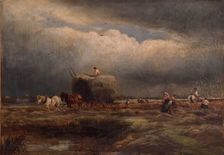 The Hay Wagon, 1857. Creator: Samuel Bough