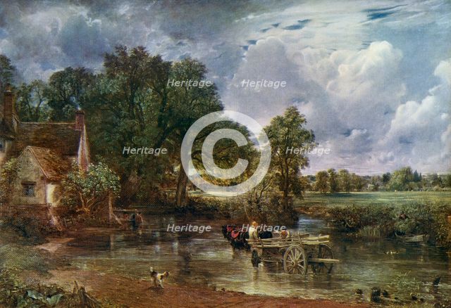 'The Hay Wain', 1821, (1912).Artist: John Constable