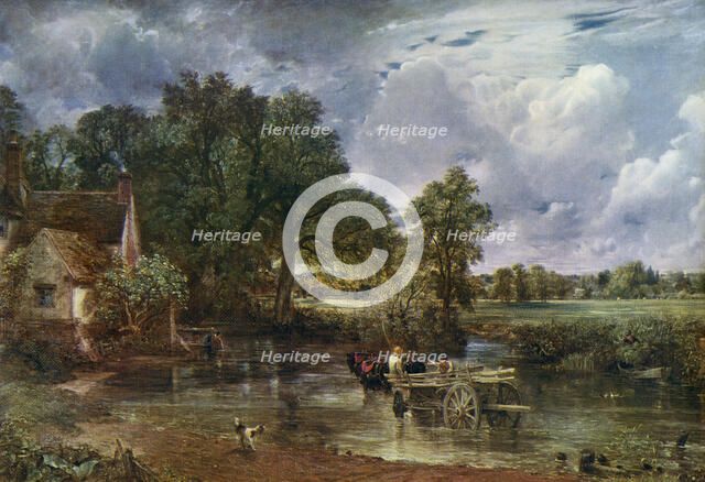'The Hay Wain', 1821, (1912).Artist: John Constable