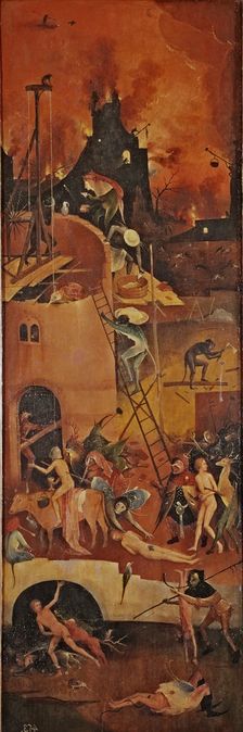 The Hay cart (right panel), by El Bosco