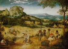 The Hay Harvest (Haymaking), 1565. Creator: Bruegel (Brueghel), Pieter, the Elder (ca 1525-1569)