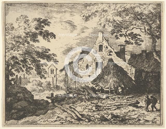 The Haybarn with Movable Roof, 17th century. Creator: Allart van Everdingen.