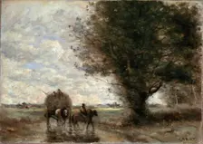 The Haycart 1865-1870. Artist: Jean-Baptiste-Camille Corot