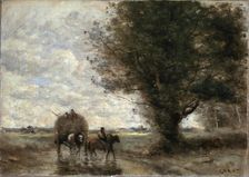 The Haycart 1865-1870. Artist: Jean-Baptiste-Camille Corot