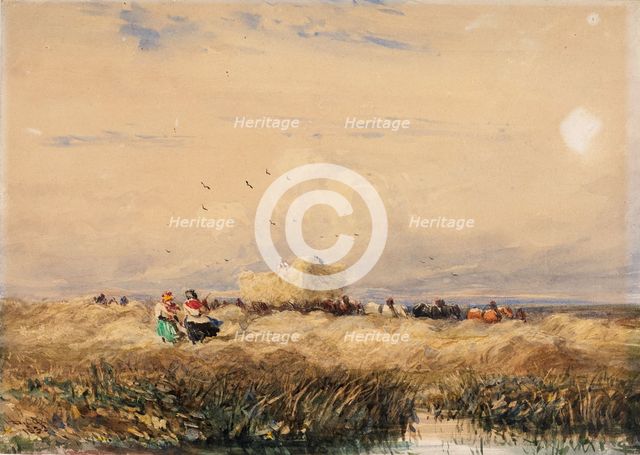 The Hayfield, 1832. Creator: David Cox the Elder.