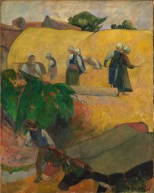 The Haystacks, 1889. Creator: Gauguin, Paul Eugéne Henri (1848-1903)