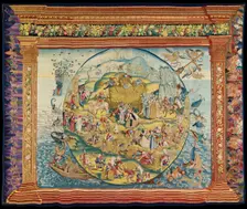 The Haywain or Tribulations of human life (Tapestry), ca 1550-1565. Creator: Brussels Manufactory (1515-1525)