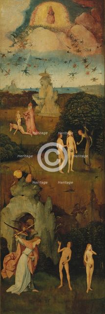 The Haywain (Triptych) Left panel, c. 1516. Artist: Bosch, Hieronymus (c. 1450-1516)
