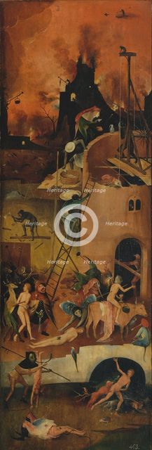 The Haywain (Triptych) Right panel, c. 1516. Artist: Bosch, Hieronymus (c. 1450-1516)
