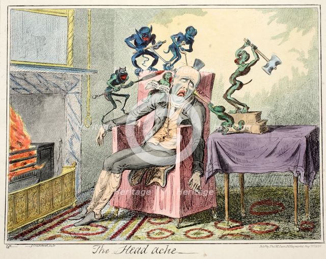 The Head Ache, 1835. 