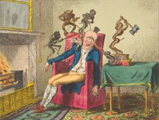 The Head Ache, February 12, 1819., February 12, 1819. Creator: George Cruikshank