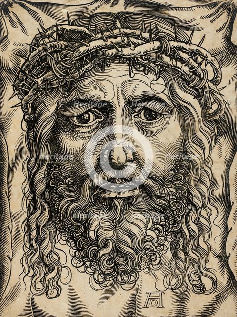 The Head of Christ Crowned with Thorns, c1530. Creator: Unknown.