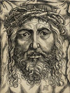 The Head of Christ Crowned with Thorns, c1530. Creator: Unknown