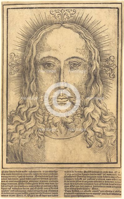The Head of Christ, probably 1500/1510. Creator: Unknown.