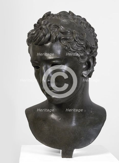 The head of Juba II, King of Numidia, from Volubilis, Morocco, 25 BC-23 CE.