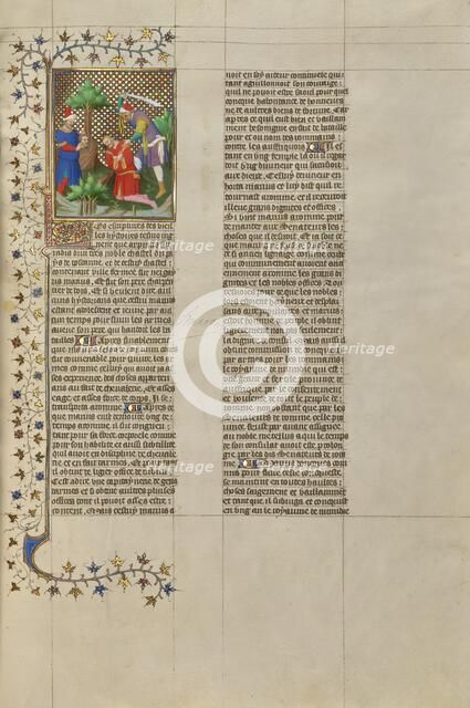 The Head of Marcus Shown to Caius Marius and the Killing of Marius, about 1413-1415. Creators: Boucicaut Master, Workshop of the Boucicaut Master.